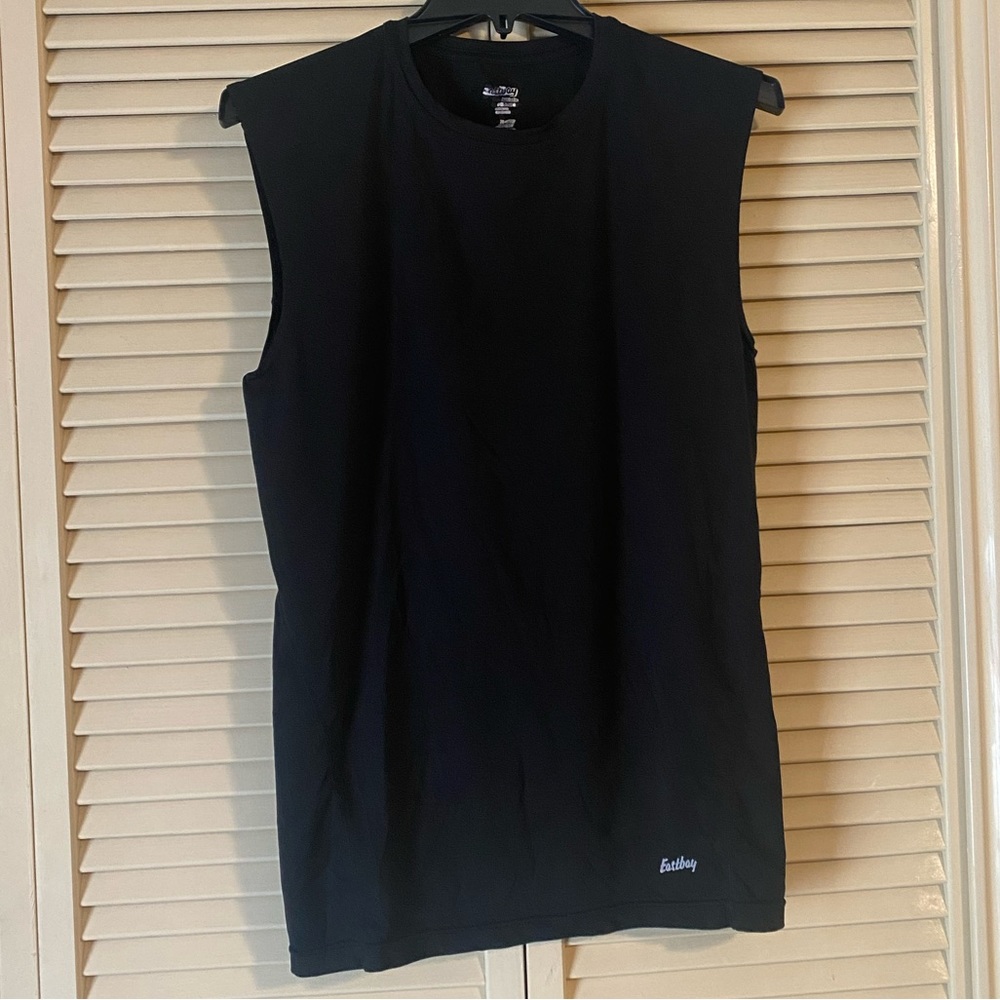 Eastbay black athletic sleeveless shirt